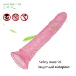 Realistic Soft Suction cup Dildo with Vibrator