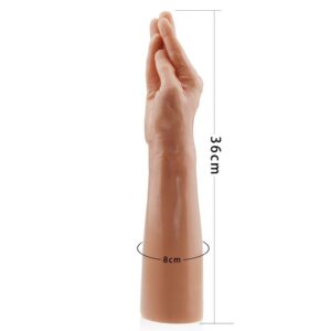 New ! Loverkiss Lifelike Hand with Detailed Fingers as Fisting Toy As Dildo For Women Vagina or Gay Anal,Fisting Sex Products