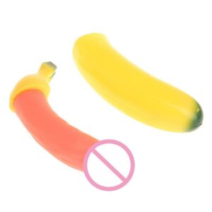 Dildos toys for women Banana Prank Jokes Sex Toys Adult Penis Pecker Bachelor Bachelorette Party Gift dropshipping