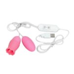 IKOKY Tongue Vibrators 11 Modes USB Power Vibrating Egg G-spot Massage Oral Licking Clitoris Stimulator Sex Toys for Women